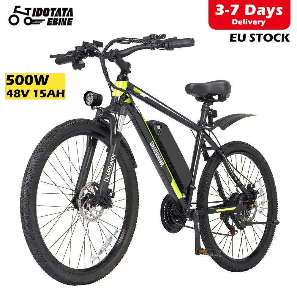 Vélo électrique de montagne e-Bike 26 "500W 48V 12.8AH