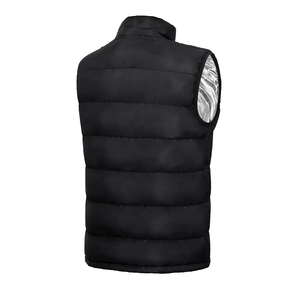 Heated vest with 9 warm zones 