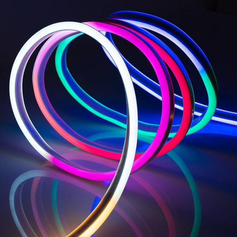 Dreamcolor RGB+IC LED flexible light strip with music sensor (Google/Alexa compatible)