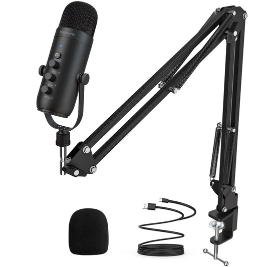 Kit de microphone à condensateur cardioïde de studio professionnel USB