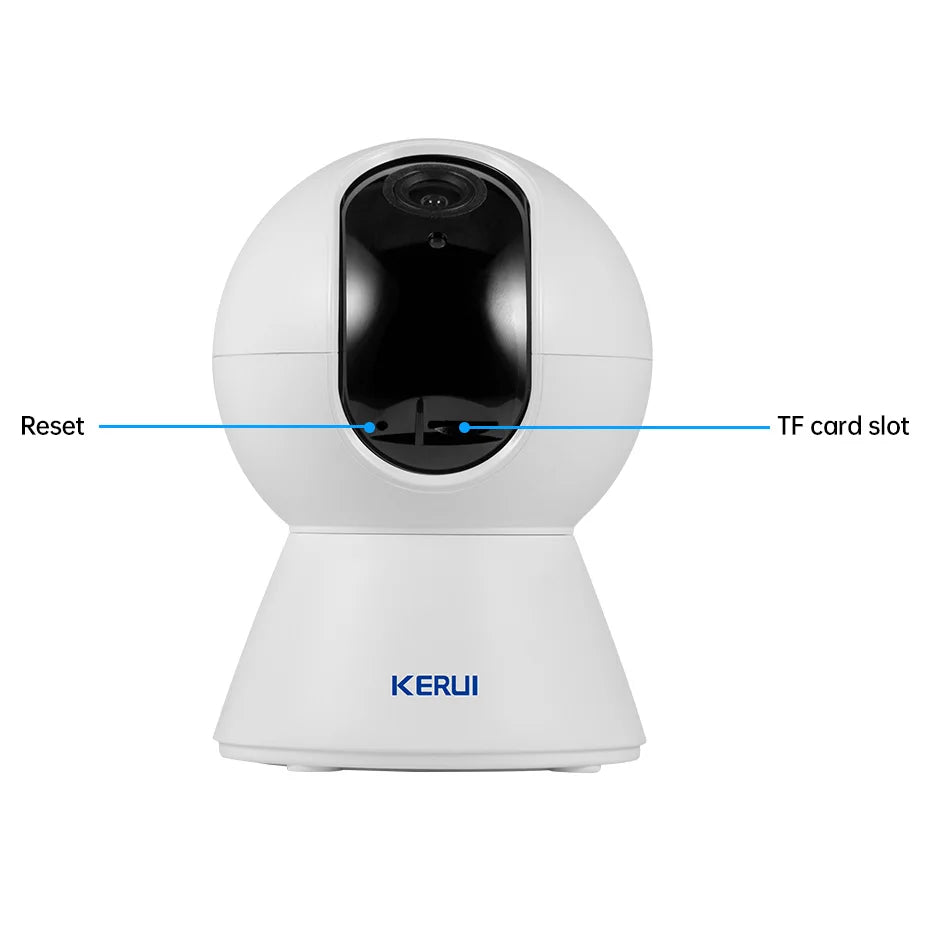 HD1080p + infrared indoor surveillance camera with WiFi monitoring (64GB memory included) 