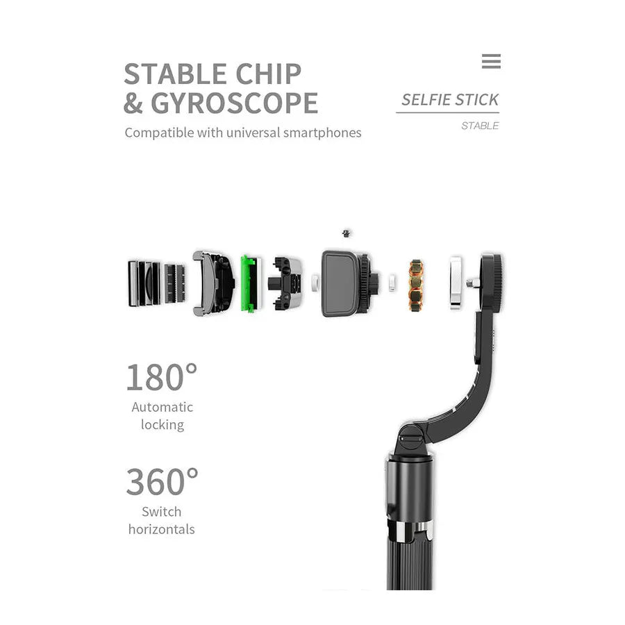 Gyroscope image stabilizer video recording 