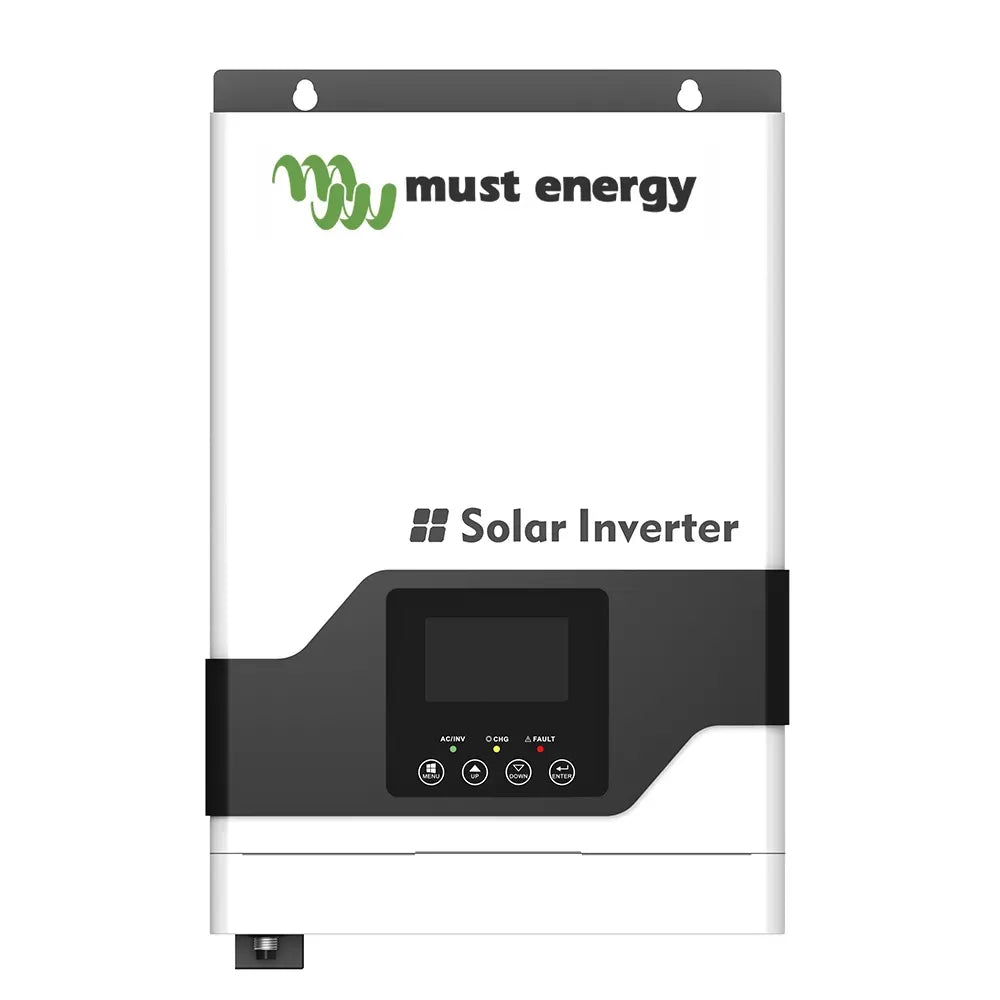 MUST Energy – onduleur solaire hybride MPPT, 1kw, 12V, 230V, 60a, PV, 105V, système à onde sinusoïdale Pure, moniteur WIFI, pour maison