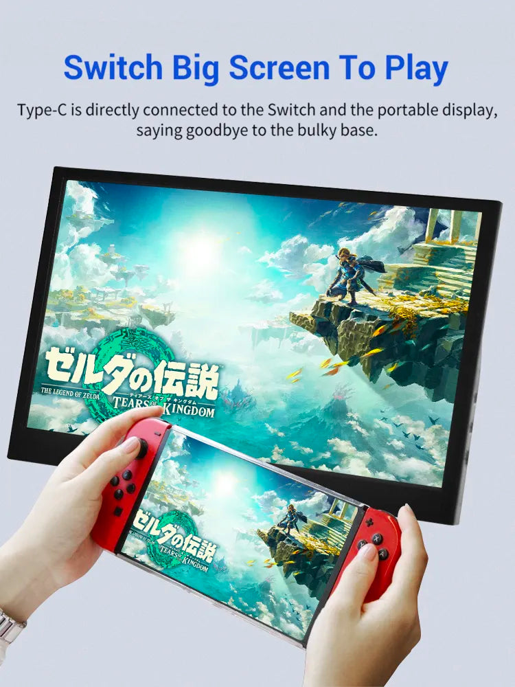 Moniteur de jeu portable HDMI de 11,6 pouces