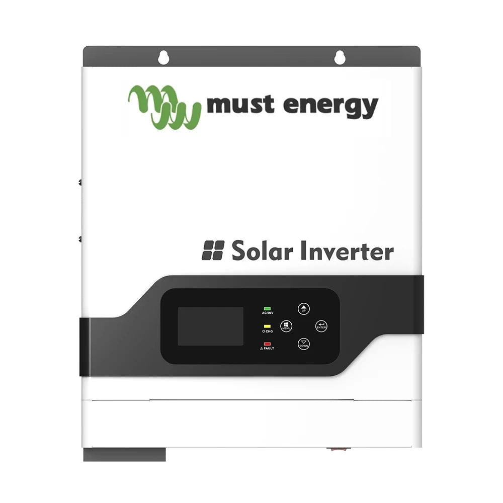 MUST Energy – onduleur solaire hybride MPPT 60A, 3kw, 24/220/230V, sortie PV 145V, système solaire hors réseau, moniteur WIFI, écran LCD 