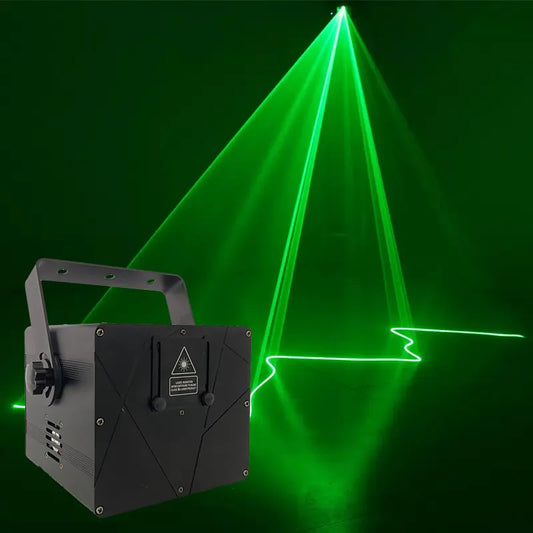 Projecteur laser vert 3w 5w, lumière de scène 