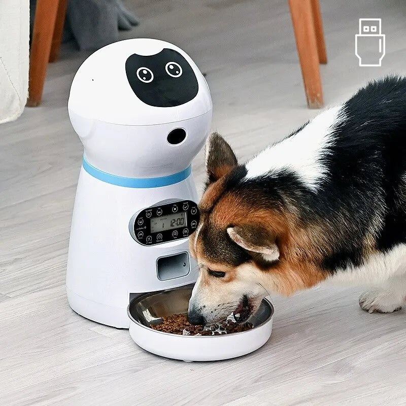 Télécommande intelligente d'alimentation automatique pour animaux de compagnie