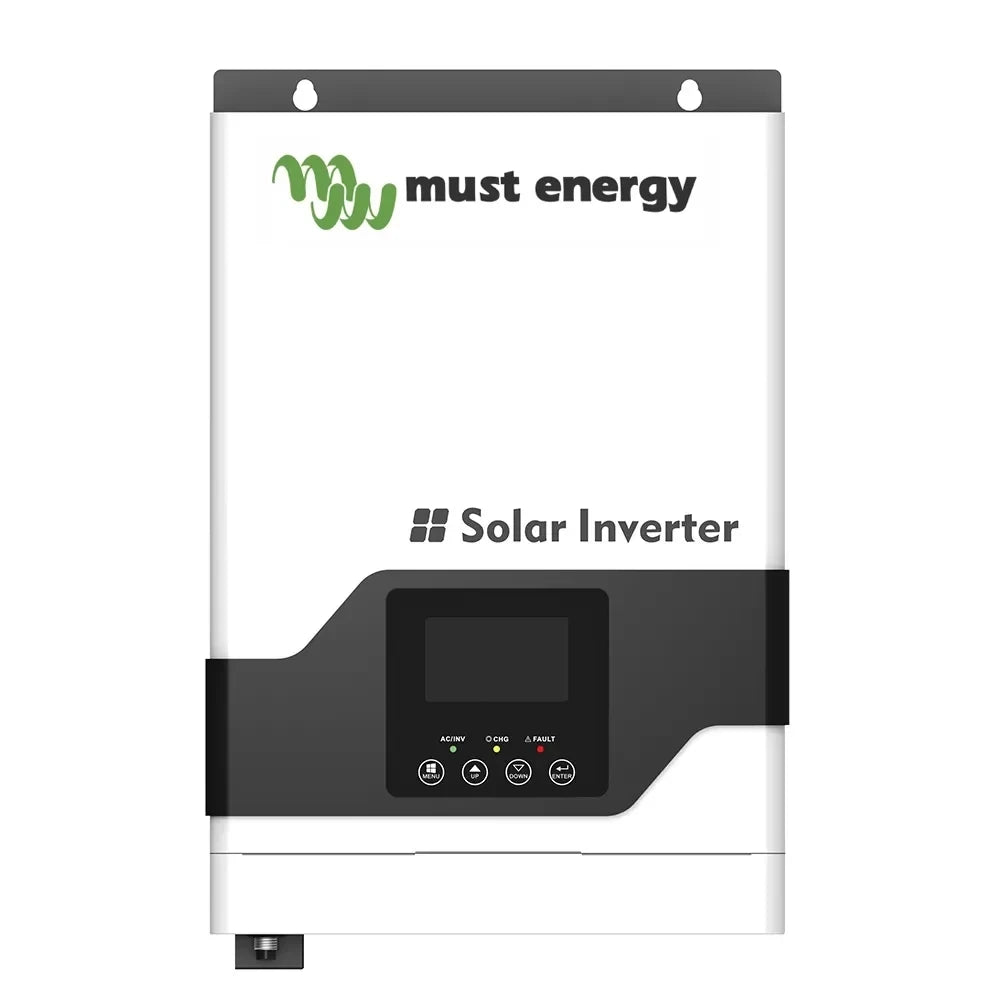 MUST Energy – onduleur solaire hybride MPPT, 1kw, 12V, 230V, 60a, PV, 105V, système à onde sinusoïdale Pure, moniteur WIFI, pour maison