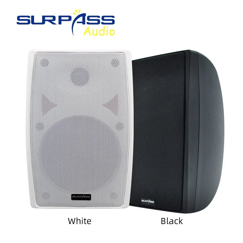 Home Theater Sound System 20W 8Ohm Passive Wall Mounted Speaker Stereo Sound Wall Audio for Meeting Room Apartment 