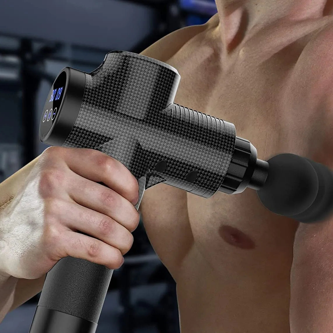 Pistolet masseur musculaire 30 niveaux réglables 