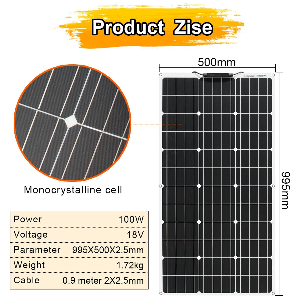 Kit solaire pliable 