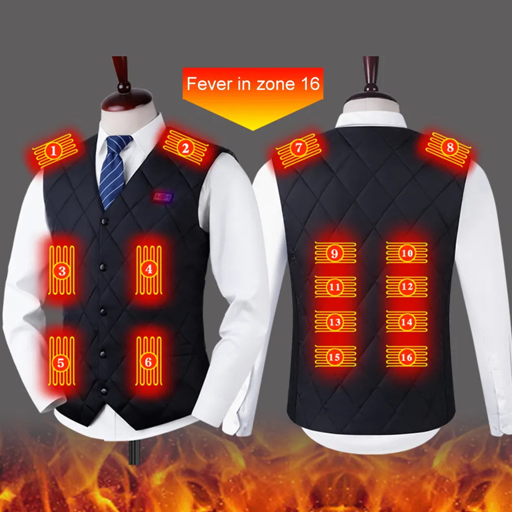 Gilet chauffant élégant