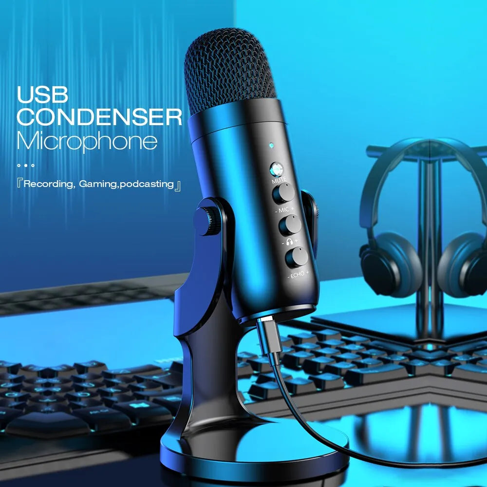 Microphone à condensateur USB pour vidéoconférence