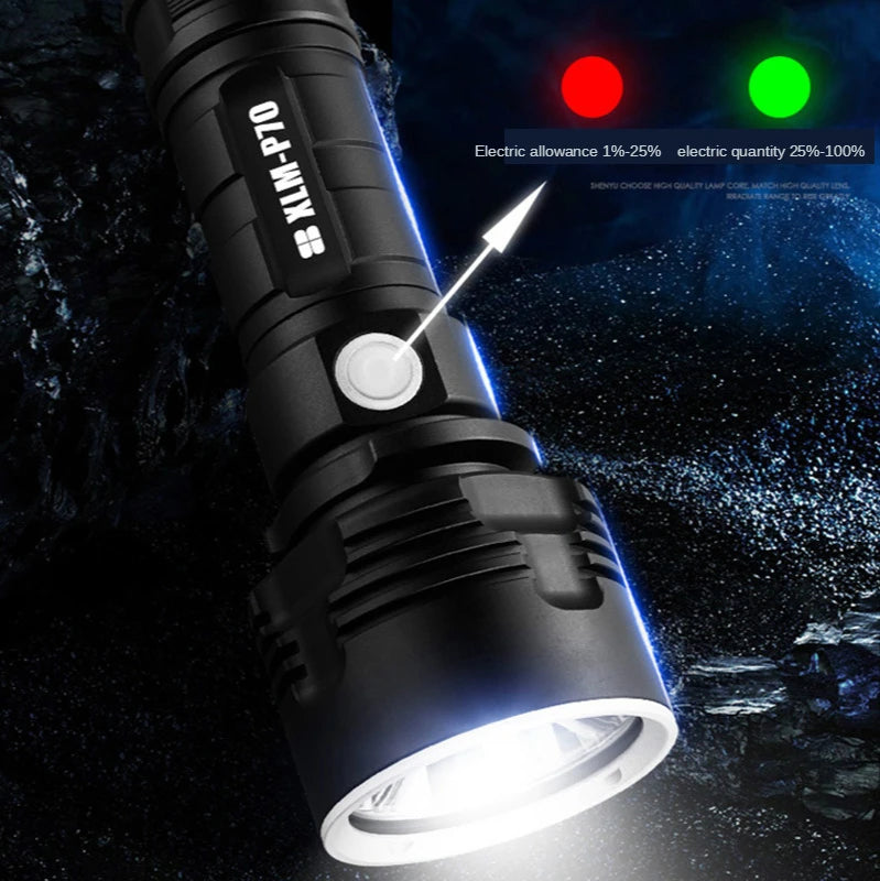 Lampe de poche LED puissante et compacte 