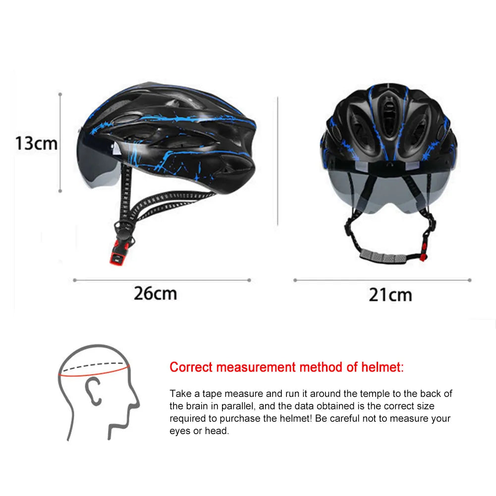 Casco de seguridad ultraligero Mountain e-Bike con iluminación trasera