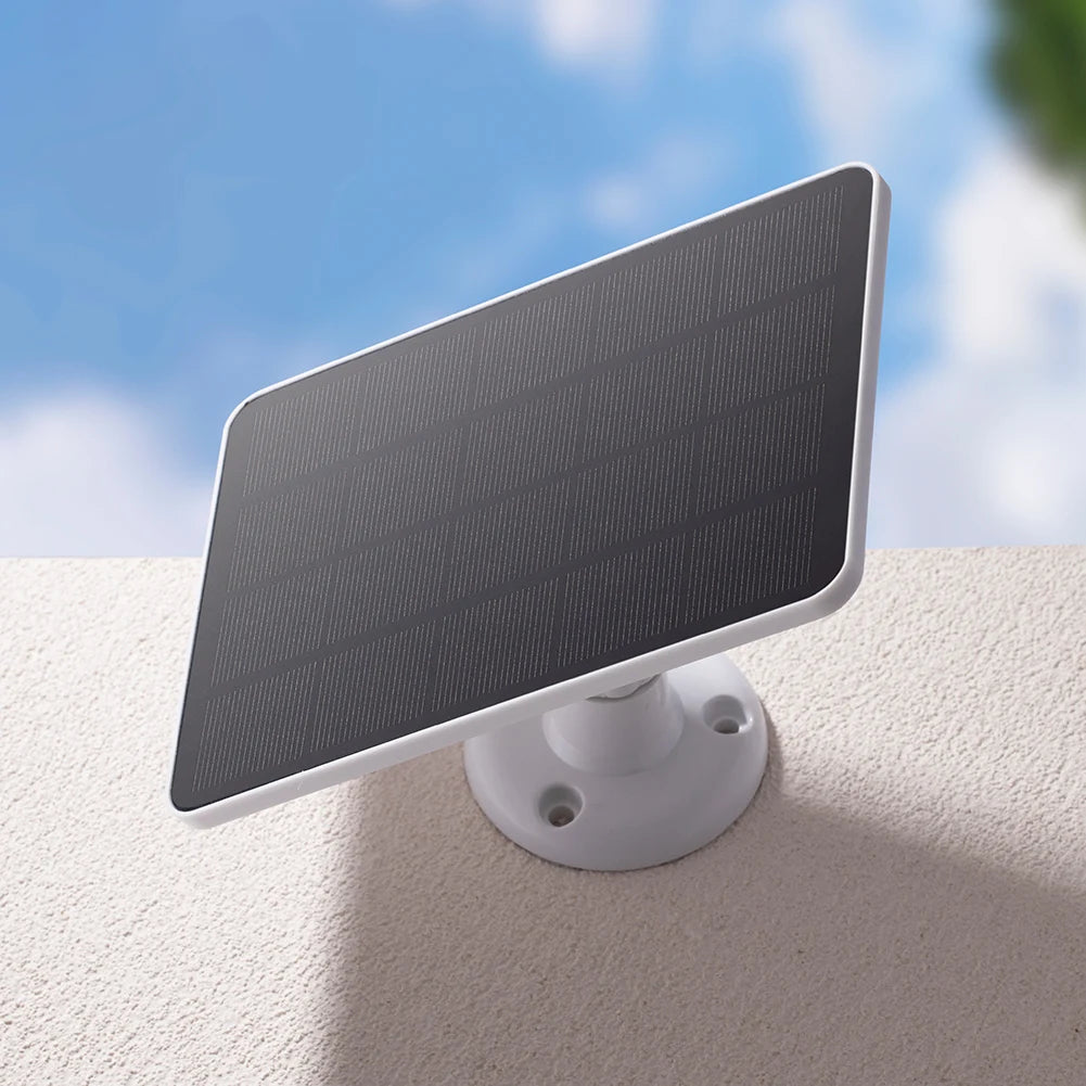 Panneau solaire 10W 5V 2 en 1, Micro USB + Type C, chargeur de cellules solaires d'extérieur pour caméra de sécurité/petit système d'éclairage domestique 